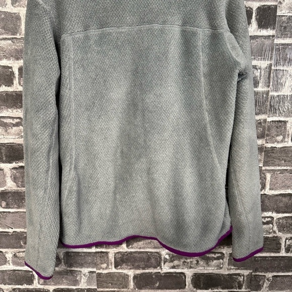 Patagonia Re-Tool Snap-T Pullover sweater jacket gray purple fleece - Picture 11 of 11
